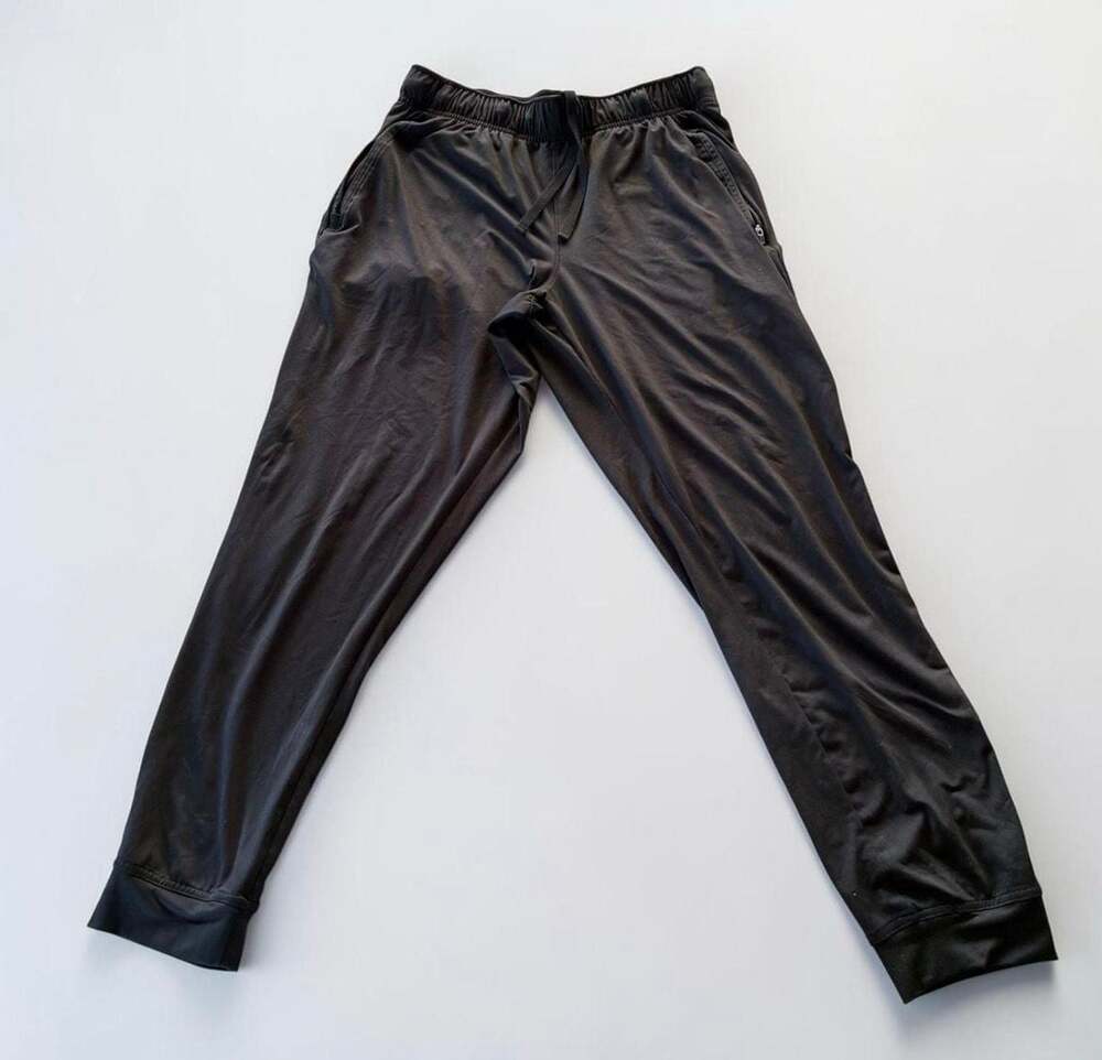 Glacier Performance Men's Black Athletic Jogger Pants